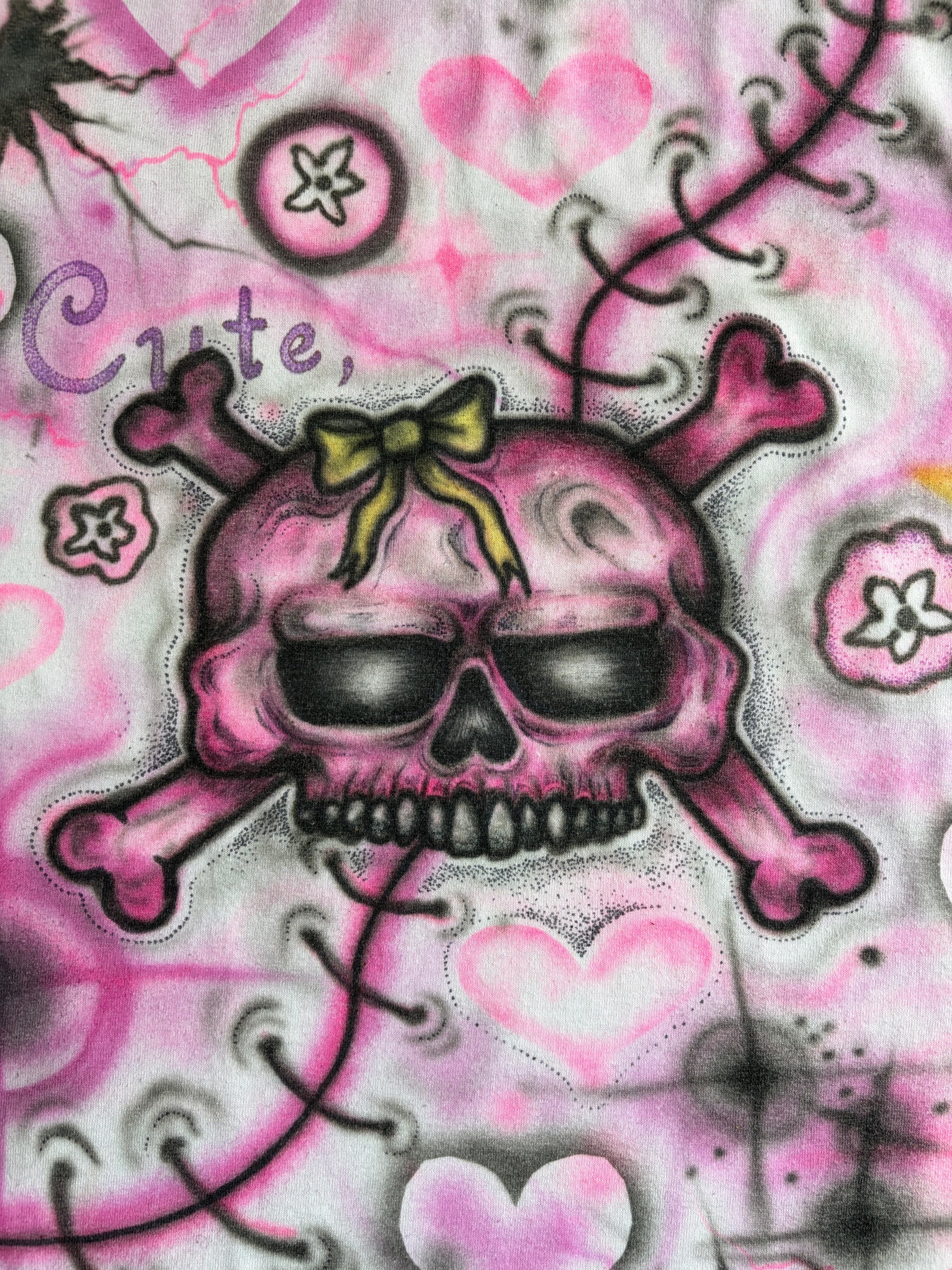 Pink Skull T Shirt